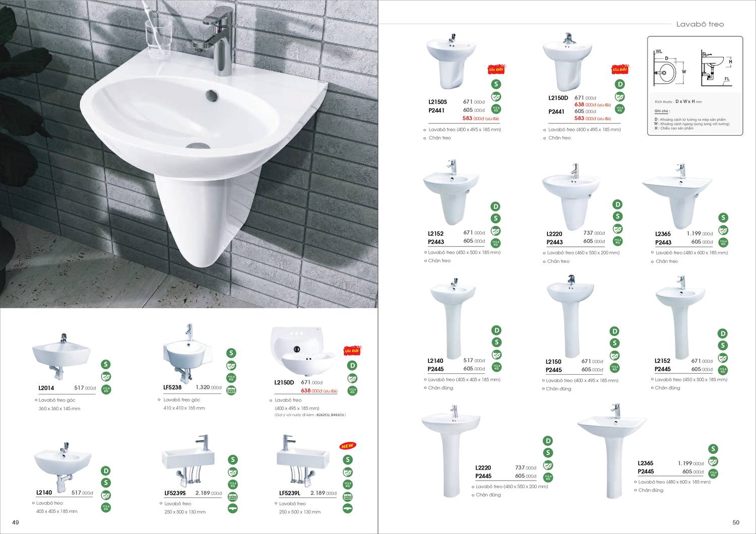 Catalogue và Bảng giá Thiết bị vệ sinh Caesar mới nhất 2024 - 2025 /Page 26